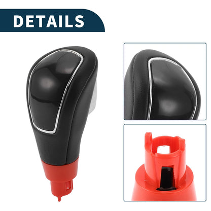 Automatic Gear Shifter Knob for Ford Kuga (2008–2012) - Plastic Faux Leather Black