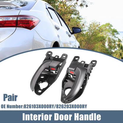 1 Pair Interior Door Handle for Hyundai Elantra (No. 826203X000RY)