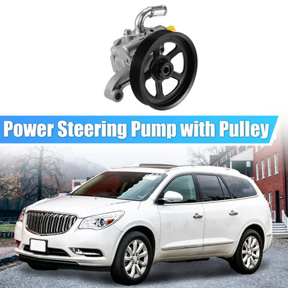 Power Steering Pump with Pulley for Chevy Traverse (2009-2017)