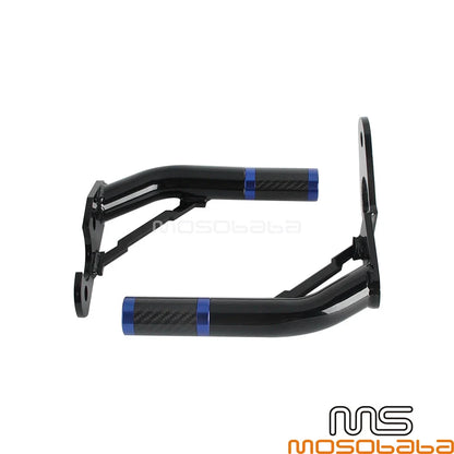 Rear Passenger Peg Crash Bar w/ Frame Slider for Harley Softail Street Bob