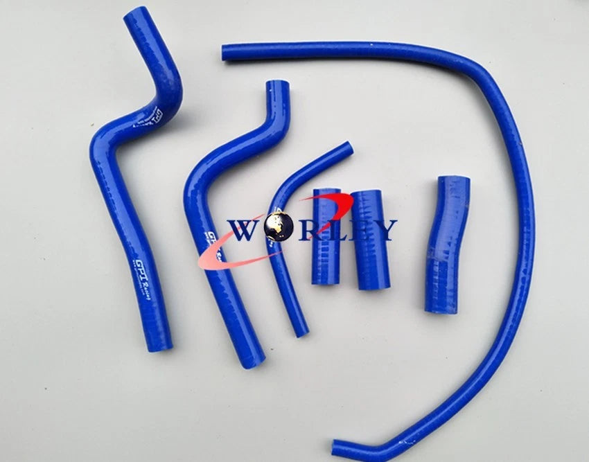 Set of 7 Silicone Radiator Hoses for Honda CR500R (1989–1994) Red