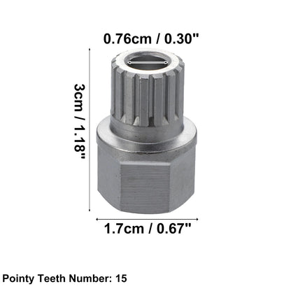Wheel Lock Lug Nut Anti Theft for Jetta Passat Golf (15 Teeth)