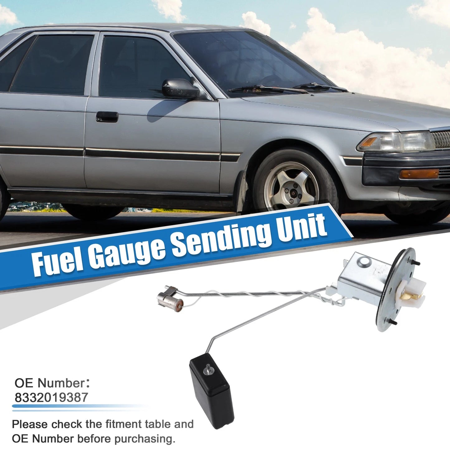 Fuel Tank Sender for Toyota Corolla KE70 TE71 (1979–1987) No. 8332019387