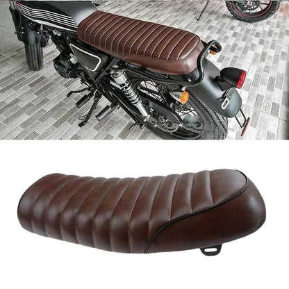 Vintage Flat Cafe Racer Seat Saddle Cushion for Honda CB350, CB450, CB750