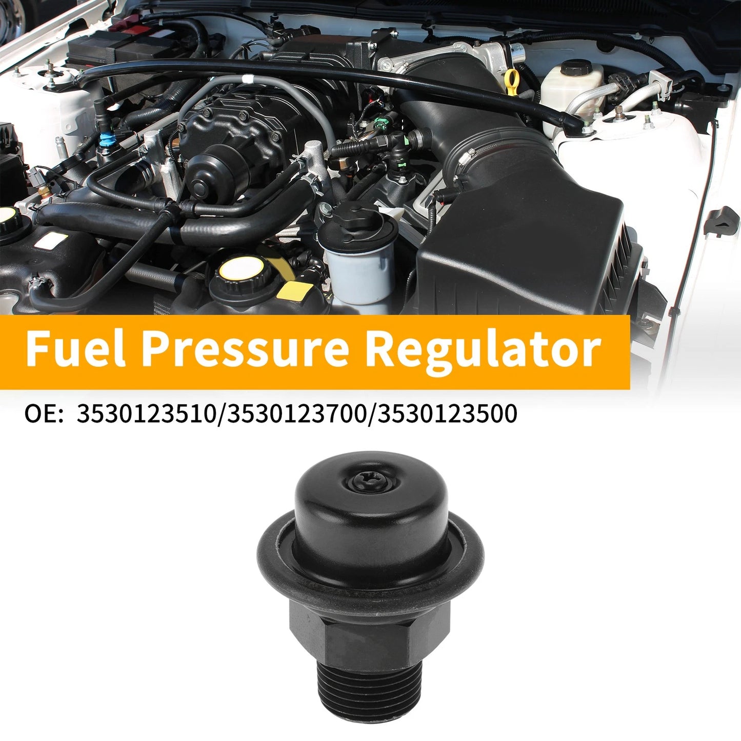 Fuel Pressure Regulator No. 3530123510 for Hyundai Accent (2004–2008)