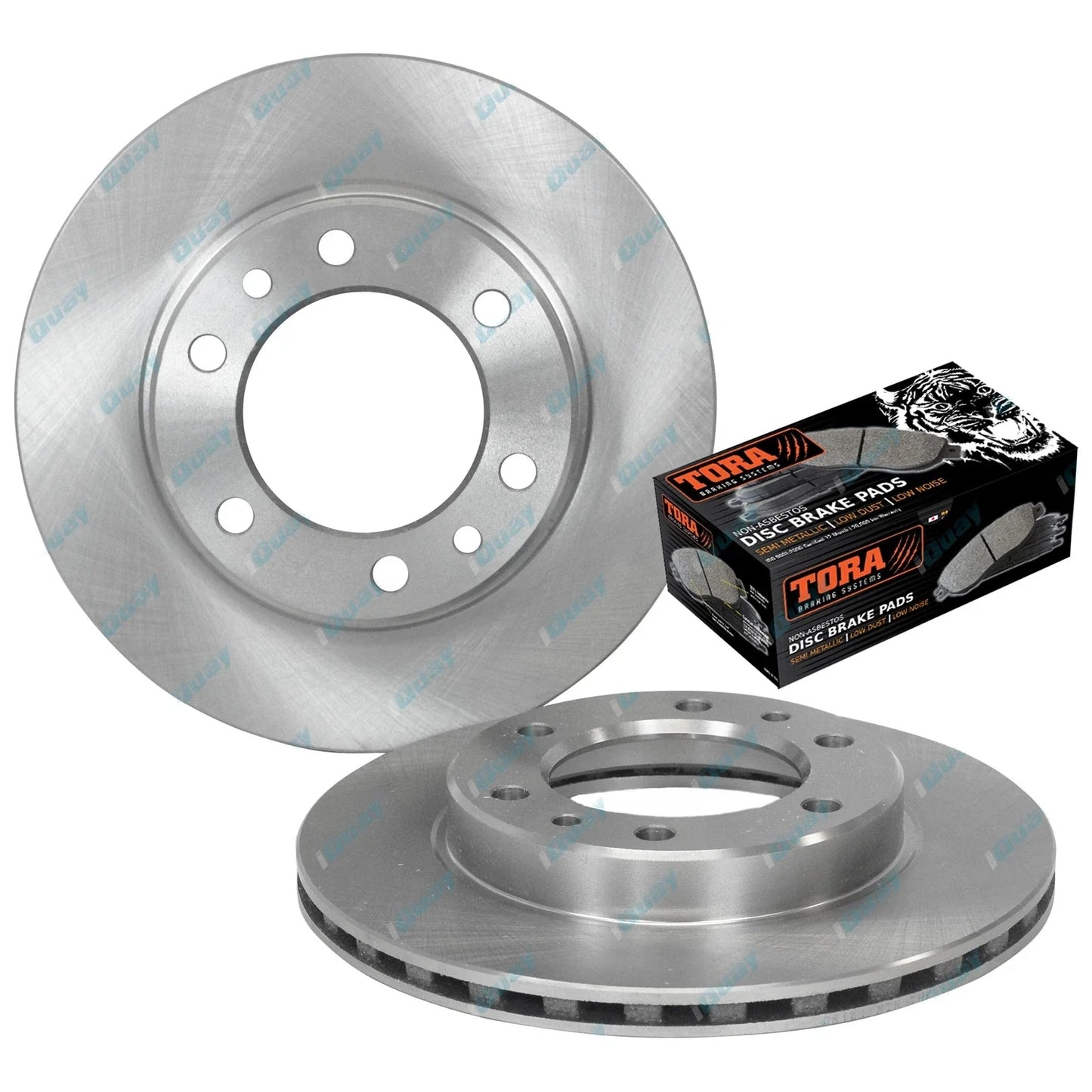 Disc Rotor & Brake Pad Kit for Toyota BJ60 FJ60 FJ62 HJ60 HJ61 60 Series (1980-1990)