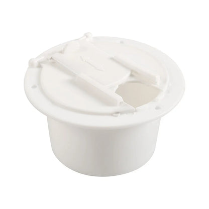 Round Electric Power Cord Cable Hatch Cover for RV Camper Trailer