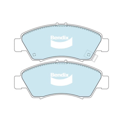 Set of 4 Front Disc Brake Pads for Honda Jazz GD (2002–2008)