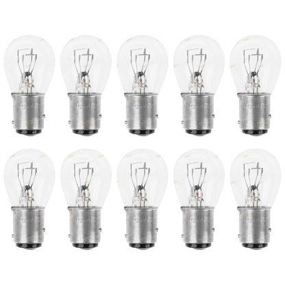 Pack of 10 Stop Tail Indicator Bulbs for Auto Light (12V 21/5W)