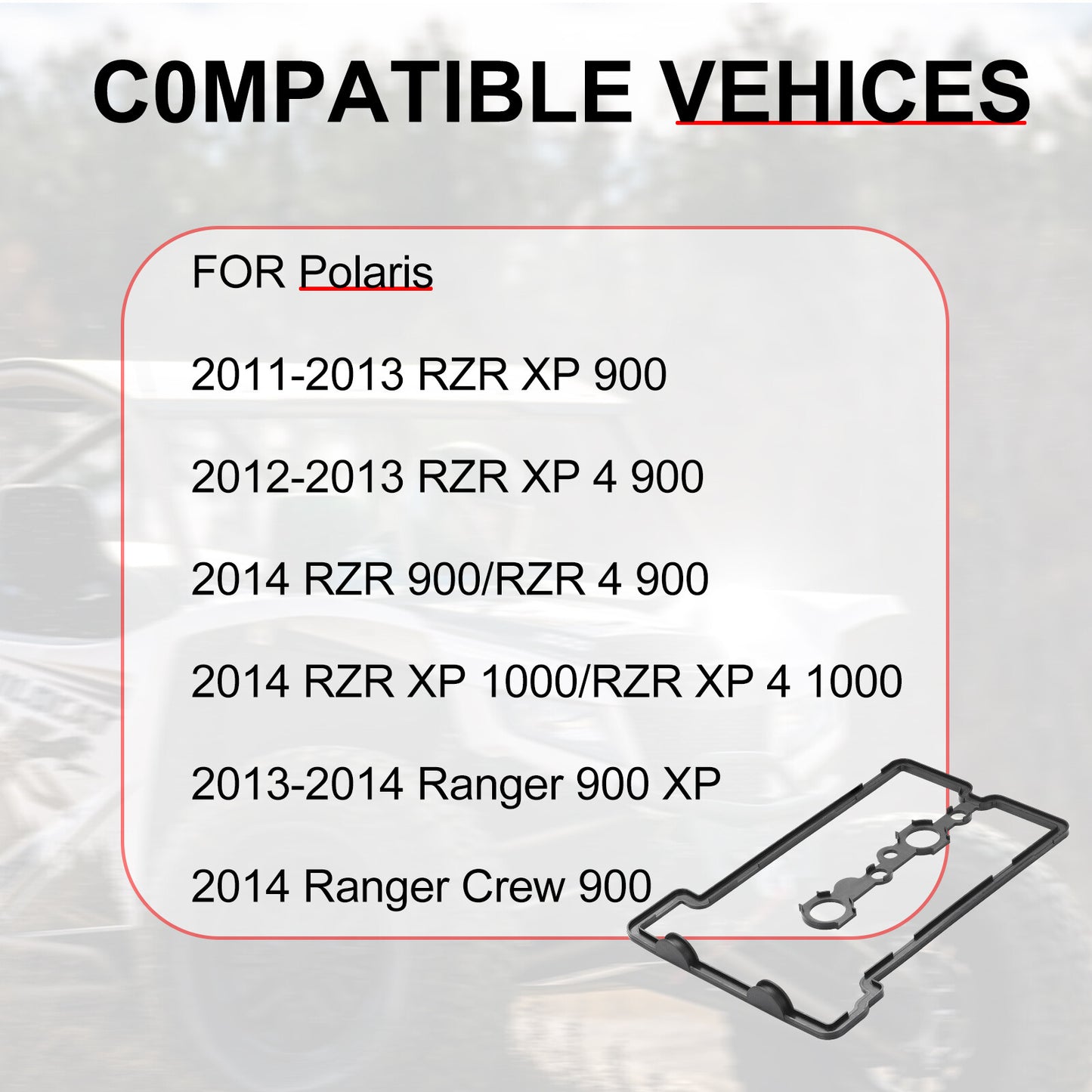 Cylinder Valve Seal Cover for Polaris Ranger 900 XP (2013–2014)