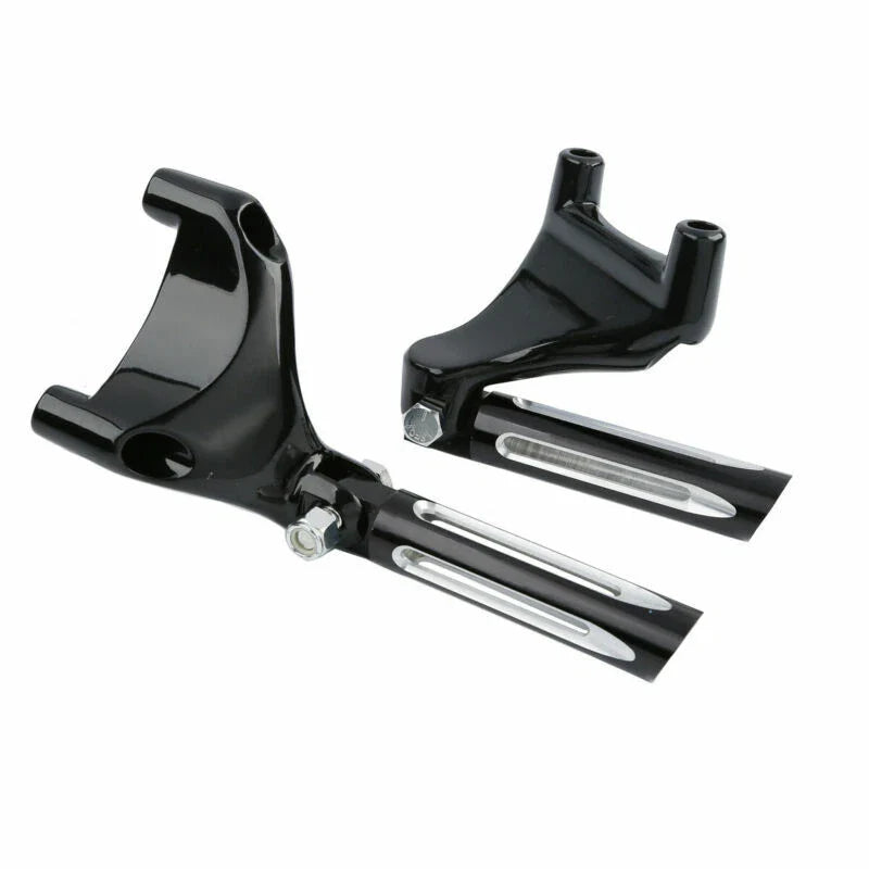 Rear Passenger Foot Pegs for Harley Sportster 883 1200 (2004-2013) Black