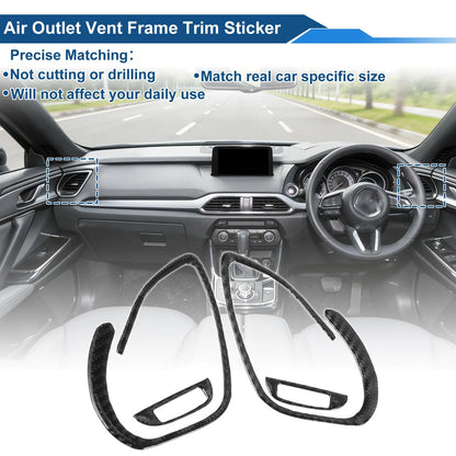 Set of 1 Air Condition Outlet Vent Trim Cover Frame for Mazda CX-9 (2016–2023)