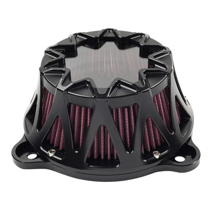 Spike Air Cleaner Intake Filter Red for Harley Touring Road King (2008–2016)