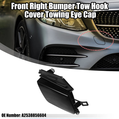 Tow Hook Cover for Mercedes-Benz GLC 43 AMG (2017–2020) Black
