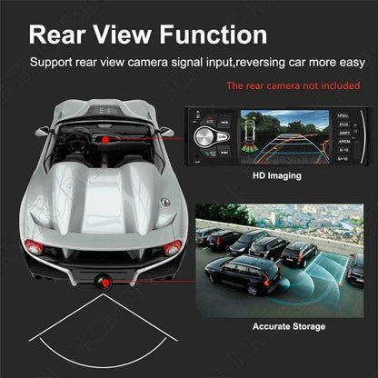 4.1'' HD Car Radio MP5 Player w/ Bluetooth & 170�� Camera
