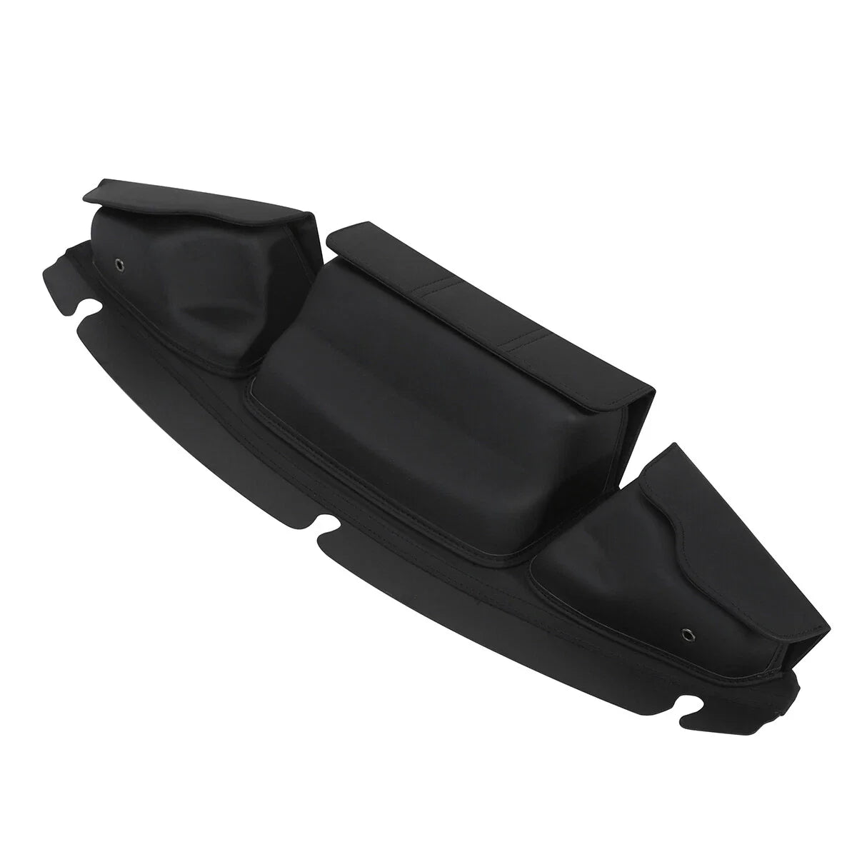 3 Pocket Windshield Bag Pouch for Harley Touring Ultra Limited Tri Glide (14-24)