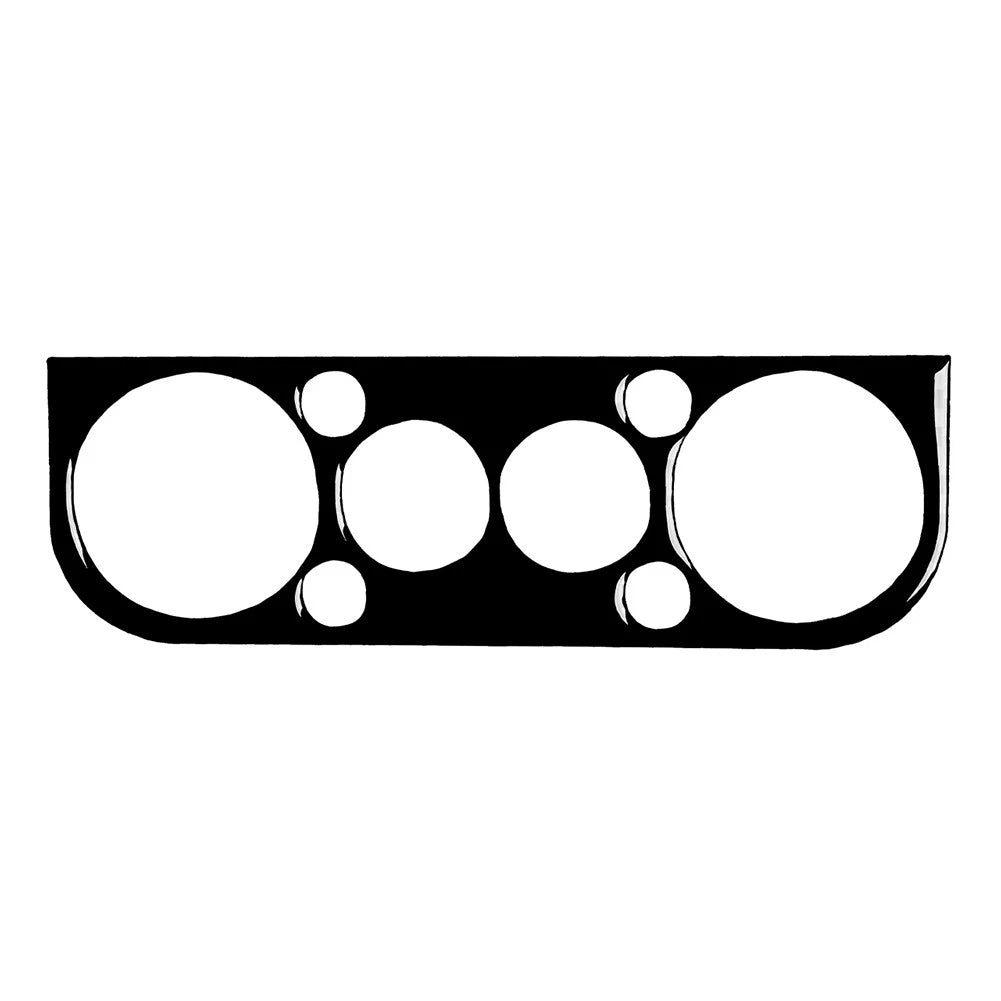 Glossy Black AC Climate Control Panel Cover Trim for BMW 3 Series E36 (1991–1999)
