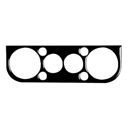 Glossy Black AC Climate Control Panel Cover Trim for BMW 3 Series E36 (1991–1999)