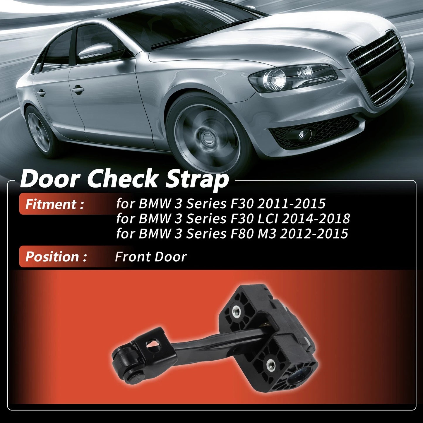 Front Door Check Strap for BMW 3 Series F30 (2011–2015) No.51217446717