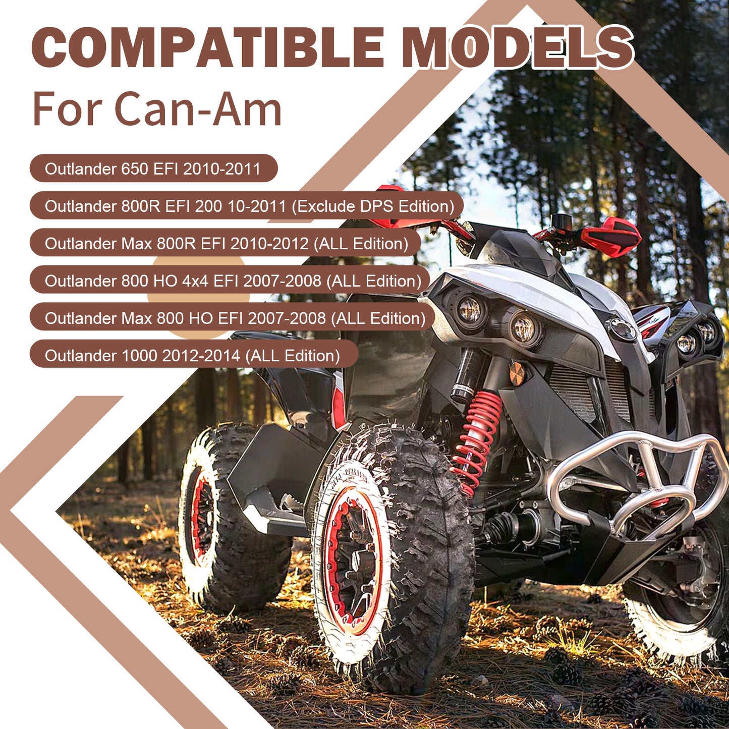 Rear Trailing Arm Nut Removal Tool for Can Am Outlander Renegade