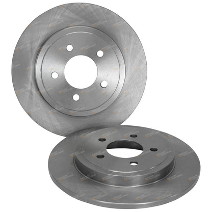 2 Rear Disc Brake Rotors for Ford Escape (2005–2012)