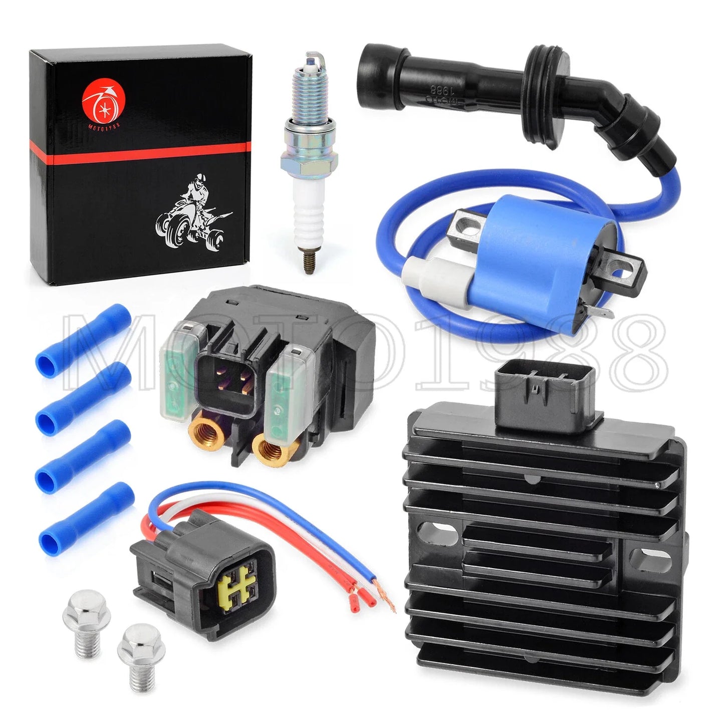 Ignition Coil Regulator Relay Connector Plugs for YAMAHA Rhino 660 (2004–2007)