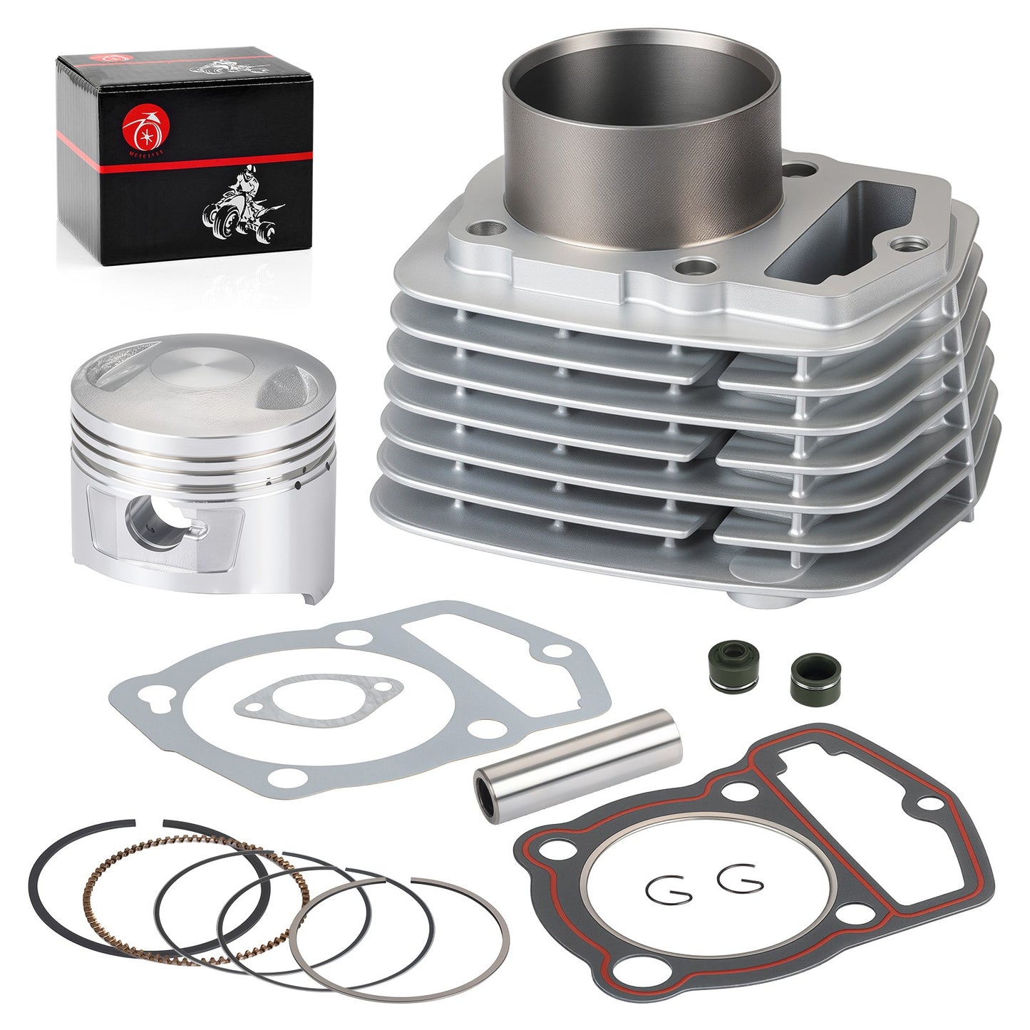 Top End Rebuild Kit with Piston and Gasket for Honda XR200 XR200R XL200R