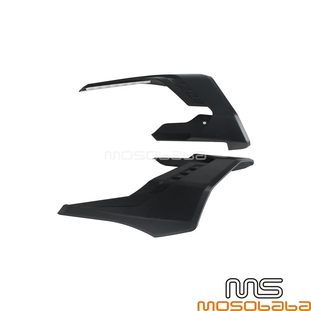 Black Universal Winglets Side Fin Trim Covers for Honda CB650R (2018-2023)