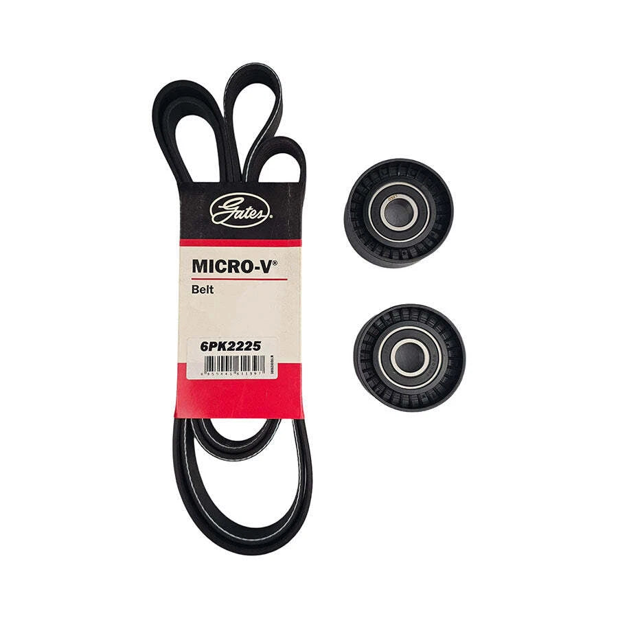 Drive Belt Set and Pulley Kit for Jeep Wrangler JK JL (2012–Present)