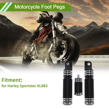 Foot Pegs for Harley Sportster XL883 (2004–2023) Black