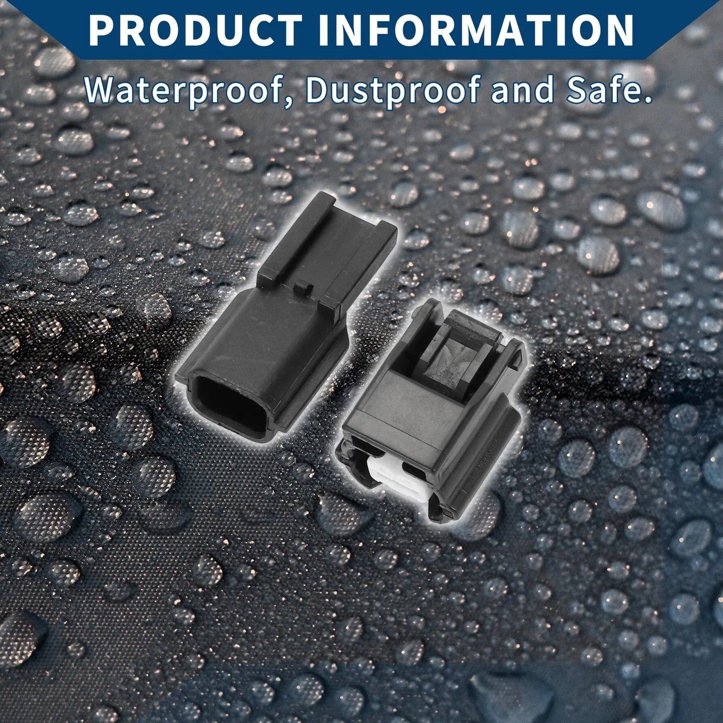 2 x Pin Headlight ABS Sensor Connector Plug for Honda - Clean Wiring Solution