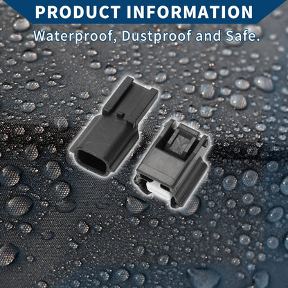 2 x Pin Headlight ABS Sensor Connector Plug for Honda - Clean Wiring Solution