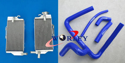 Aluminum Radiator & Silicone Hose Kit for Honda CR250 CR250R (2005-2007)