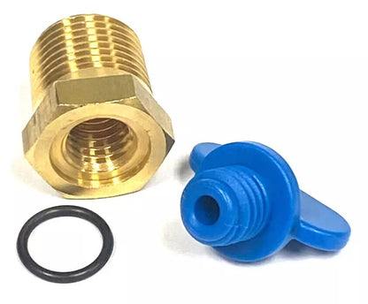 2Pcs Exhaust Manifold Drain Plug Kit for Volvo Penta 4.3 5.0 5.7 7.4 8.2L