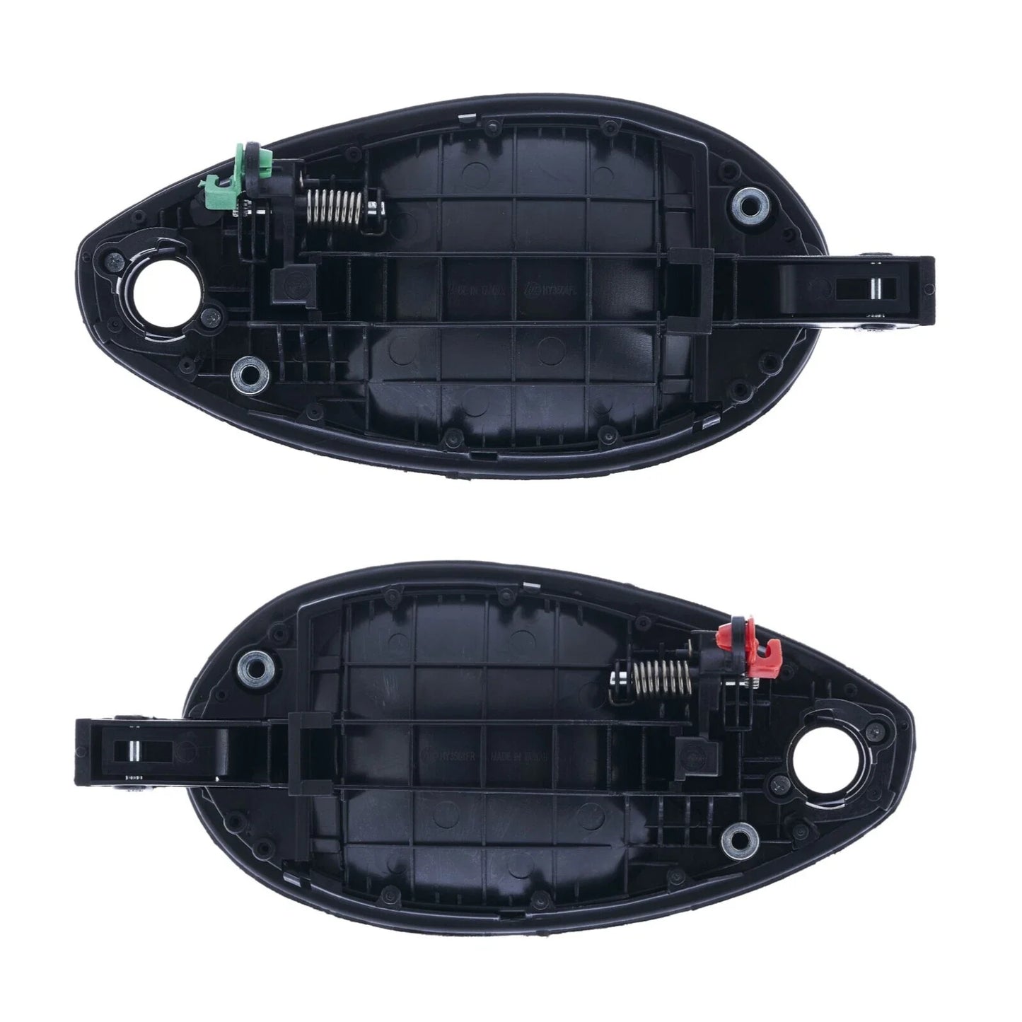 2 x Front Left & Right Outer Door Handle Black for Hyundai Tiburon (2003–2008)