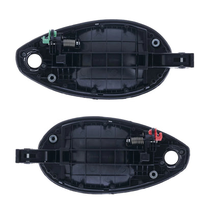 2 x Front Left & Right Outer Door Handle Black for Hyundai Tiburon (2003–2008)