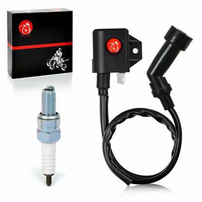 Ignition Coil & Spark Plug Set for Arctic Cat 400 4X4 LE (2003–2007)