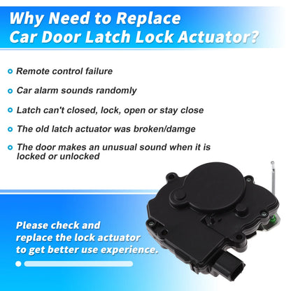 Rear Passenger Side Power Door Lock Actuator for Toyota Sienna (2004–2009) 8562008071