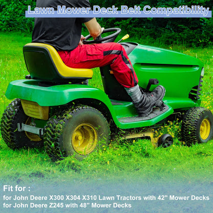 Lawn Mower Deck Belt for John Deere X300 X304 X310 (2007–2015)