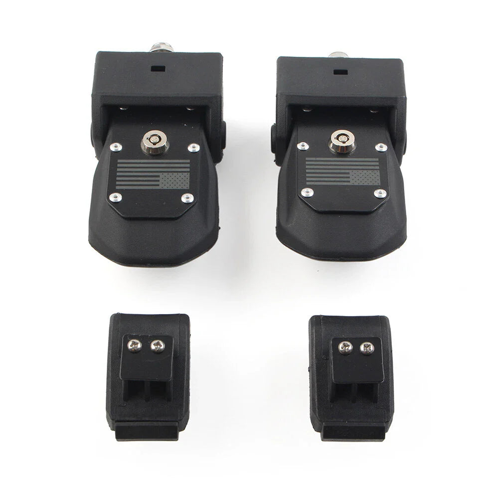 Hood Latch Lock Catch Pair for Jeep Wrangler JL (2018-2023)