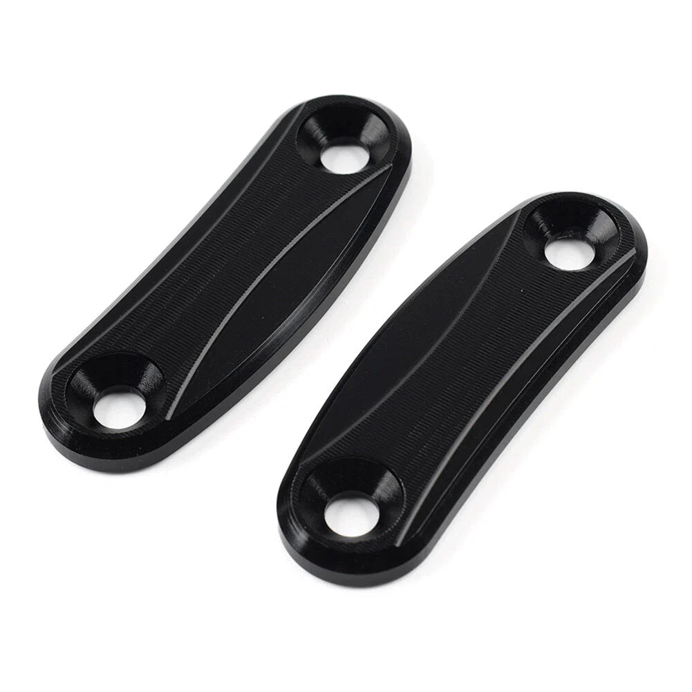 Rearview Mirror Block Off Base Plates Cover for Kawasaki ZX-10R (2011-2015)
