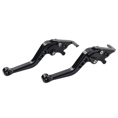 CNC Short Brake Clutch Levers for Yamaha YZF R1 R6 (2004–2016) Black