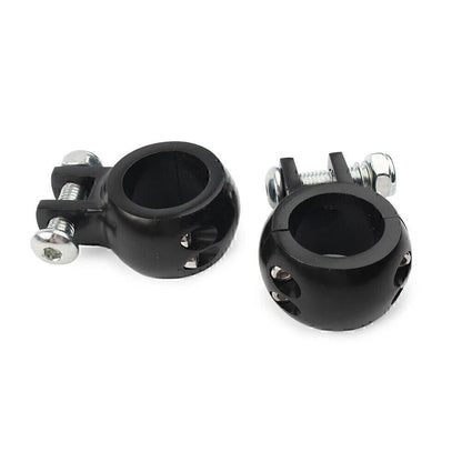1-1/4" Engine Crash Bar Foot Peg Mount Bracket for Harley Universal