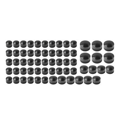 62X CNC Engine Bolt Topper Cap Cover Kit for Harley Touring Softail M8 (2018–2024)
