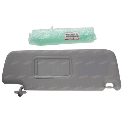 Stone Grey RH Sun Visor for Toyota Prado (120 Series)