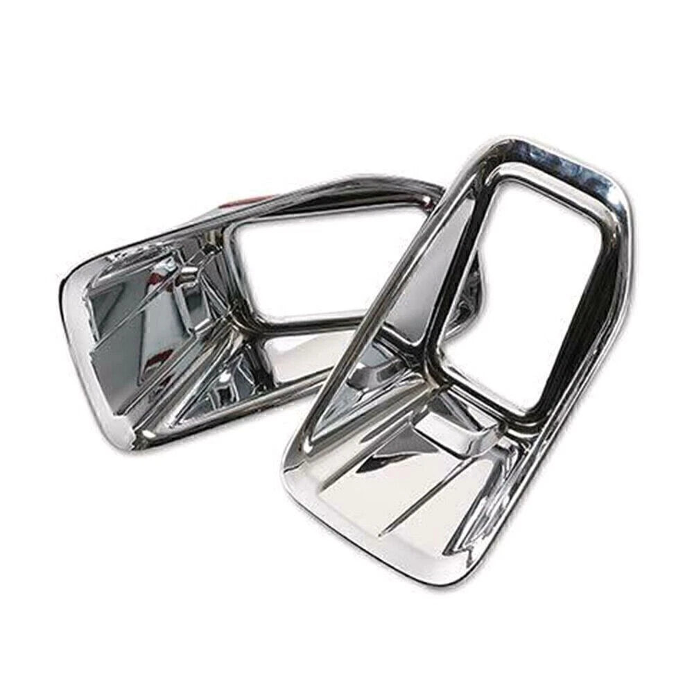 2X Chrome Front Fog Light Decoration Cover Trim for Ford F-150 (2015–2018)