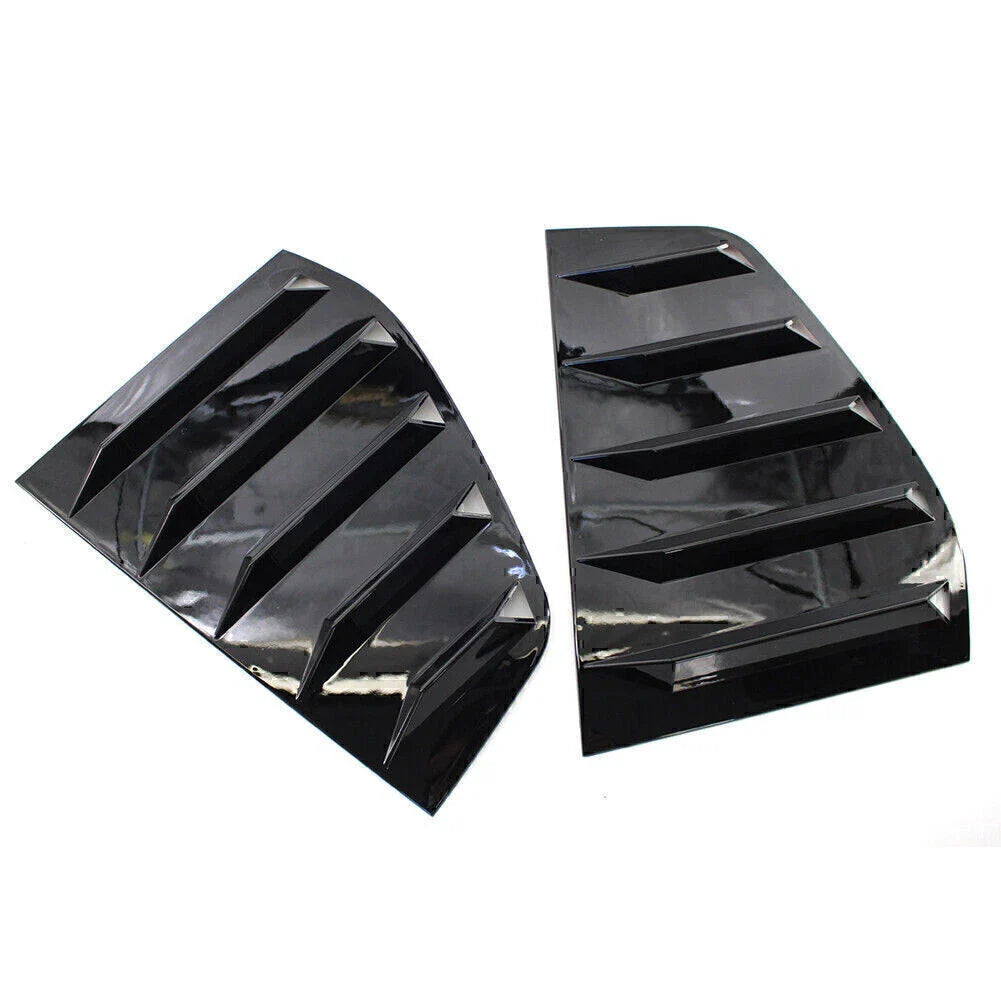 Rear Door Window Triangle Gloss Black Trims for Volkswagen Golf (2009-2013)