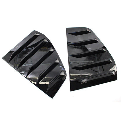 Rear Door Window Triangle Gloss Black Trims for Volkswagen Golf (2009-2013)
