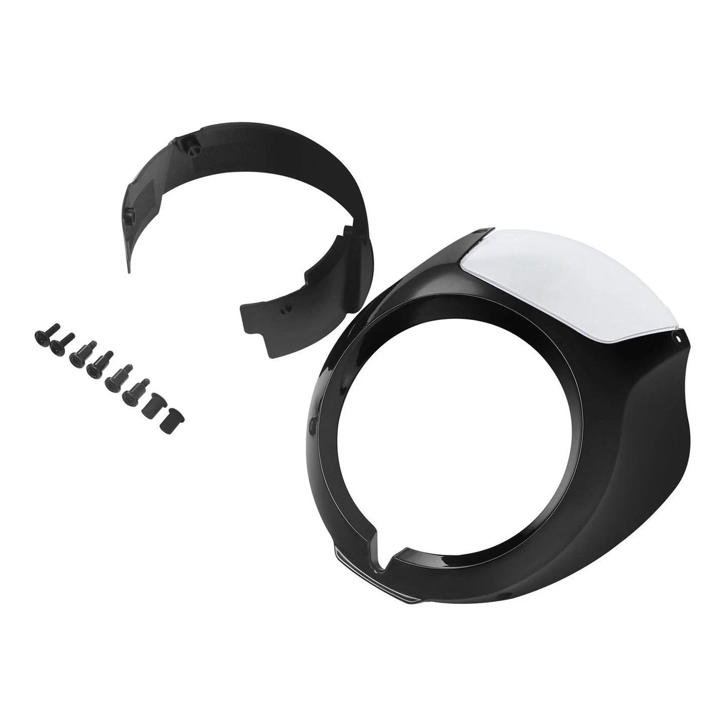 Vivid Black Headlight Fairing & Windshield for Honda Rebel CMX1100 (2021-2025)