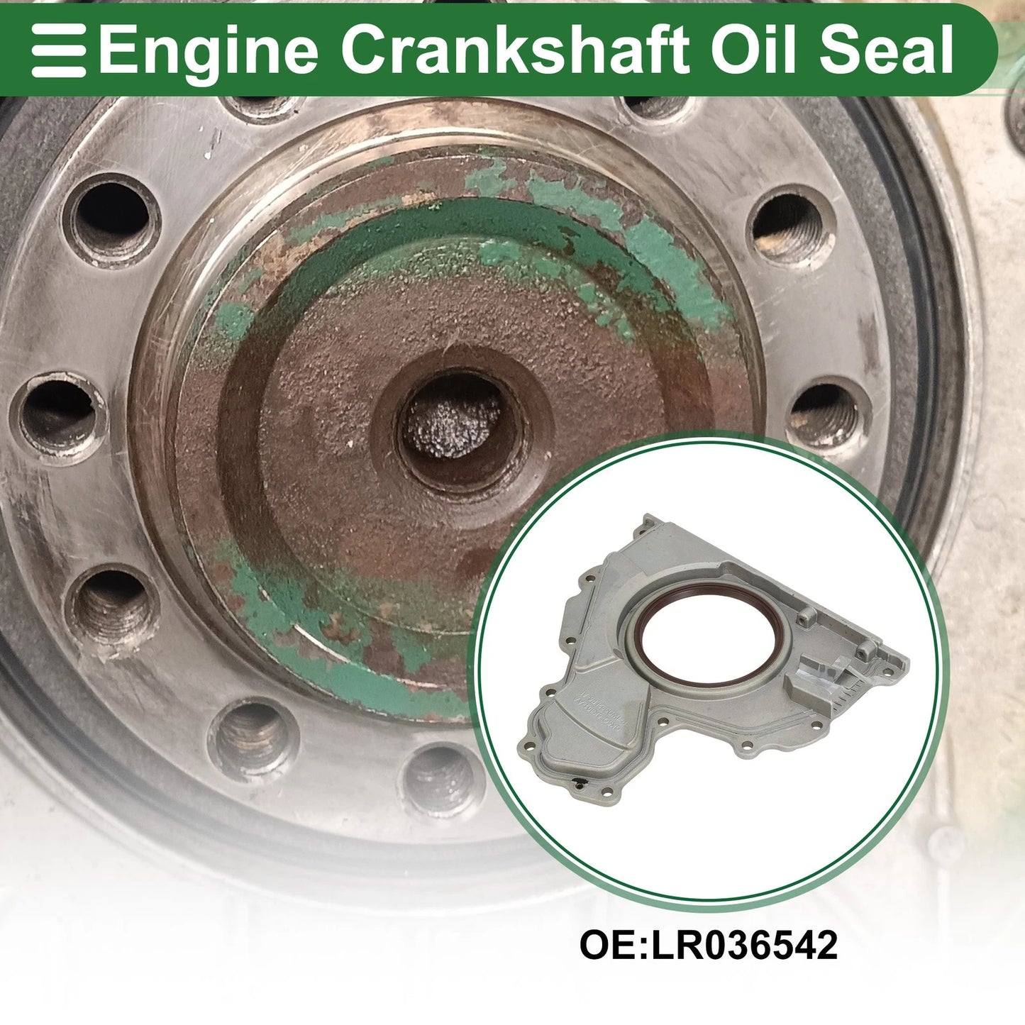 Rear Crankshaft Oil Seal with Flange for Land Rover Range Rover (2016–2021)